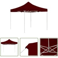 The Living Store - Profi-Partyzelt Faltbar Aluminium 2x2 m Bordeauxrot - Outdoor Event Zelte - Gartenzelt - Partyzelt - Weinfarbene Markise The Living Store - Profi-Partyzelt Faltbar Aluminium 2x2 m Bordeauxrot - Outdoor Event Zelte - Gartenzelt - Partyzelt - Weinfarbene Markise von THE LIVING STORE