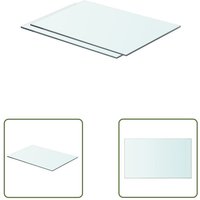 The Living Store Regalböden 2 Stk. Glas Transparent 50x30 cm - Wandregal - Glasregal - Regalboden - Dekorationselement - Wohnaccessoires The Living Store Regalböden 2 Stk. Glas Transparent 50x30 cm - Wandregal - Glasregal - Regalboden - Dekorationselement - Wohnaccessoires von THE LIVING STORE