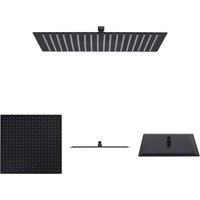 The Living Store - Regenbrause Edelstahl 50x50 cm Quadrat Schwarz - Duschköpfe - Schwarz The Living Store - Regenbrause Edelstahl 50x50 cm Quadrat Schwarz - Duschköpfe - Schwarz von THE LIVING STORE