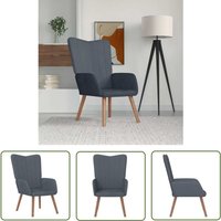 The Living Store - Relaxsessel Dunkelgrau Samt - Sessel - Samt Sessel - Wohnzimmersessel - Grau Sessel - Lounge Chair The Living Store - Relaxsessel Dunkelgrau Samt - Sessel - Samt Sessel - Wohnzimmersessel - Grau Sessel - Lounge Chair von THE LIVING STORE