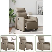 The Living Store Relaxsessel Elektrisch Cappuccino-Braun Kunstleder - Fernsehsessel - Relaxsessel - Elektrischer Sessel - Bequeme Lounge - Lederlook The Living Store Relaxsessel Elektrisch Cappuccino-Braun Kunstleder - Fernsehsessel - Relaxsessel - Elektrischer Sessel - Bequeme Lounge - Lederlook von THE LIVING STORE