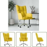 The Living Store - Relaxsessel Senfgelb Samt - Sessel - Relaxsessel - Armchair - Wohnzimmersessel - Drehstuhl The Living Store - Relaxsessel Senfgelb Samt - Sessel - Relaxsessel - Armchair - Wohnzimmersessel - Drehstuhl von THE LIVING STORE