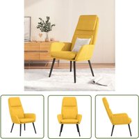 The Living Store - Relaxsessel Senfgelb Stoff - Sessel - Relaxsessel - Bequemer Sessel - Polstersessel - Lounge Chair The Living Store - Relaxsessel Senfgelb Stoff - Sessel - Relaxsessel - Bequemer Sessel - Polstersessel - Lounge Chair von THE LIVING STORE
