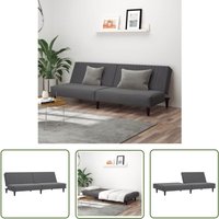 The Living Store Schlafsofa 2-Sitzer Dunkelgrau Samt - Samtsofa - Schlafsofa - Gästebett - Wohnzimmersofa - Couch The Living Store Schlafsofa 2-Sitzer Dunkelgrau Samt - Samtsofa - Schlafsofa - Gästebett - Wohnzimmersofa - Couch von THE LIVING STORE
