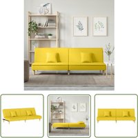 The Living Store - Schlafsofa Hellgelb Stoff - Schlafsofa - Sofa Mit Bettfunktion - Gästebett - Wohnraumgestaltung - Gemütliches Wohnen The Living Store - Schlafsofa Hellgelb Stoff - Schlafsofa - Sofa Mit Bettfunktion - Gästebett - Wohnraumgestaltung - Gemütliches Wohnen von THE LIVING STORE