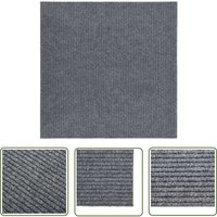 The Living Store - Schmutzfangläufer 100x100 cm Grau - Schmutzfangmatte - Läufer - Wohnzimmerteppich - Flurmatten - Grau The Living Store - Schmutzfangläufer 100x100 cm Grau - Schmutzfangmatte - Läufer - Wohnzimmerteppich - Flurmatten - Grau von THE LIVING STORE