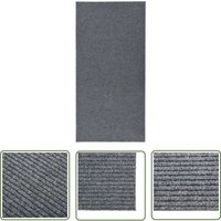 Schmutzfangläufer Grau 100x200 cm - Schmutzfangmatte - Laufmatte - Flurmatten - Wohnzimmerteppich - Treppenlaufmatte - The Living Store von THE LIVING STORE