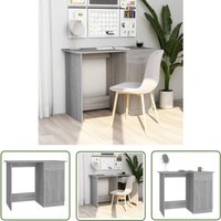 The Living Store - Schreibtisch Grau Sonoma 100x50x76 cm Holzwerkstoff - Schreibtisch - Grau - Holzwerkstoff - Schreibtisch Grau Sonoma - Bürobereich The Living Store - Schreibtisch Grau Sonoma 100x50x76 cm Holzwerkstoff - Schreibtisch - Grau - Holzwerkstoff - Schreibtisch Grau Sonoma - Bürobereich von THE LIVING STORE