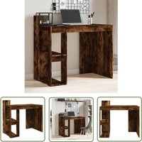 The Living Store - Schreibtisch Räuchereiche 103,5x56,5x94 cm Holzwerkstoff - Bürotisch - Schreibtisch - Home Office - Holzwerkstoffmöbel The Living Store - Schreibtisch Räuchereiche 103,5x56,5x94 cm Holzwerkstoff - Bürotisch - Schreibtisch - Home Office - Holzwerkstoffmöbel von THE LIVING STORE