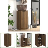The Living Store - Schuhschrank Braun Eichen-Optik 30x35x70 cm Holzwerkstoff - Schuhschrank - Holzwerkstoff - Eiche Optik - Garderobe - Einbauschrank The Living Store - Schuhschrank Braun Eichen-Optik 30x35x70 cm Holzwerkstoff - Schuhschrank - Holzwerkstoff - Eiche Optik - Garderobe - Einbauschrank von THE LIVING STORE