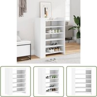 The Living Store - Schuhschrank Weiß 74,5x37,5x100 cm Holzwerkstoff - Schuhschrank - Schrank Für Schuhe - Holzwerkstoffmöbel - Garderobe The Living Store - Schuhschrank Weiß 74,5x37,5x100 cm Holzwerkstoff - Schuhschrank - Schrank Für Schuhe - Holzwerkstoffmöbel - Garderobe von THE LIVING STORE