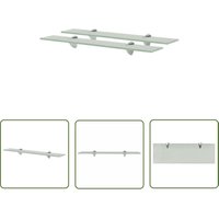 Jinlefu - The Living Store Schweberegale 2 Stk. Glas 60x20 cm 8 mm - Wandregal - Glasregal - Badezimmerregal - Dekoratives Regal - Modernes Regal Jinlefu - The Living Store Schweberegale 2 Stk. Glas 60x20 cm 8 mm - Wandregal - Glasregal - Badezimmerregal - Dekoratives Regal - Modernes Regal von JINLEFU