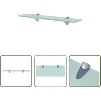 The Living Store Schweberegal Glas 50x20 cm 8 mm - Wandregal - Glasregal - Badezimmerregal - Dekoratives Regal - Modernes Regal von THE LIVING STORE