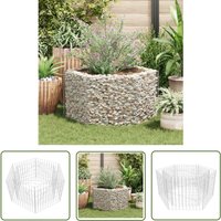 The Living Store Sechseckiges Gabionen-Hochbeet 100×90×50 cm - Gabionen-Hochbeet - Steinkorb - Gartenmöbel - Blumenerde - Gartendekoration The Living Store Sechseckiges Gabionen-Hochbeet 100×90×50 cm - Gabionen-Hochbeet - Steinkorb - Gartenmöbel - Blumenerde - Gartendekoration von THE LIVING STORE