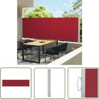 The Living Store Seitenmarkise Ausziehbar 600x160 cm Rot - Sonnenschutz - Gartensonnenmarkise - Ausziehbare Markise - Terrassenüberdachung The Living Store Seitenmarkise Ausziehbar 600x160 cm Rot - Sonnenschutz - Gartensonnenmarkise - Ausziehbare Markise - Terrassenüberdachung von THE LIVING STORE