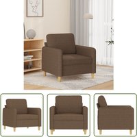 The Living Store - Sessel Braun 60 cm Stoff - Esszimmerstuhl - Couchtisch - Wohnzimmersofa - Lounge Chair - Bequemer Stuhl The Living Store - Sessel Braun 60 cm Stoff - Esszimmerstuhl - Couchtisch - Wohnzimmersofa - Lounge Chair - Bequemer Stuhl von THE LIVING STORE