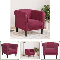 The Living Store - Sessel Weinrot Samt - Samtsofa - Wohnzimmersofa - Sessel - Lounge Chair - Weinroter Sessel The Living Store - Sessel Weinrot Samt - Samtsofa - Wohnzimmersofa - Sessel - Lounge Chair - Weinroter Sessel von THE LIVING STORE