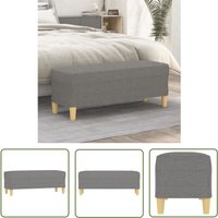 The Living Store Sitzbank Dunkelgrau 100x35x41 cm Stoff - Sitzbank - Grau - Flurbank - Sofa - Polsterung The Living Store Sitzbank Dunkelgrau 100x35x41 cm Stoff - Sitzbank - Grau - Flurbank - Sofa - Polsterung von THE LIVING STORE