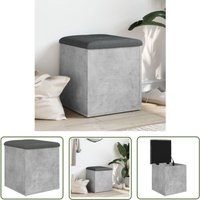 The Living Store - Sitzbank mit Stauraum Betongrau 42x42x45 cm Holzwerkstoff - Wohnzimmer Dekoration - Stauraumbank - Beistelltisch - Garderobe The Living Store - Sitzbank mit Stauraum Betongrau 42x42x45 cm Holzwerkstoff - Wohnzimmer Dekoration - Stauraumbank - Beistelltisch - Garderobe von THE LIVING STORE