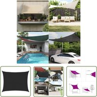 The Living Store Sonnensegel 160 g/m² Rechteckig Schwarz 6x8 m HDPE - Sonnensegel - Terrassendach - Gartendekoration - Sonnenblende - UV-Schutz The Living Store Sonnensegel 160 g/m² Rechteckig Schwarz 6x8 m HDPE - Sonnensegel - Terrassendach - Gartendekoration - Sonnenblende - UV-Schutz von THE LIVING STORE