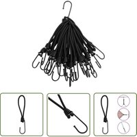 The Living Store - Spanngummis mit Haken 25 Stk. 17 cm - Campingausrüstung - Zeltausrüstung - Spannseile - Gurte - Befestigungssysteme The Living Store - Spanngummis mit Haken 25 Stk. 17 cm - Campingausrüstung - Zeltausrüstung - Spannseile - Gurte - Befestigungssysteme von THE LIVING STORE