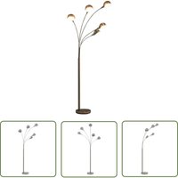 The Living Store Stehlampe 200 cm 5 x E14 Silbern - Stehlampe - Bogenlampe - Moderne Beleuchtung - Wohnzimmer Dekoration - Skandinavischer Stil The Living Store Stehlampe 200 cm 5 x E14 Silbern - Stehlampe - Bogenlampe - Moderne Beleuchtung - Wohnzimmer Dekoration - Skandinavischer Stil von THE LIVING STORE