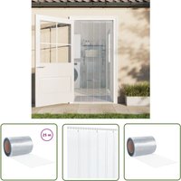 Streifenvorhang Rolle pvc 3 mm x 300 mm 25 m - pvc Streifenvorhang - Raumabgrenzung - Transparenter Vorhang - Türvorhang - Industrievorhang - The Streifenvorhang Rolle pvc 3 mm x 300 mm 25 m - pvc Streifenvorhang - Raumabgrenzung - Transparenter Vorhang - Türvorhang - Industrievorhang - The von THE LIVING STORE
