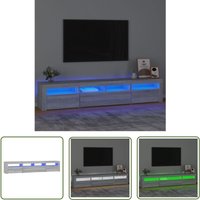 The Living Store - TV-Schrank mit LED-Leuchten Grau Sonoma 210x35x40 cm - tv Schrank - Holzwerkstoff Möbel - Grauer Wohntisch - led Beleuchtung The Living Store - TV-Schrank mit LED-Leuchten Grau Sonoma 210x35x40 cm - tv Schrank - Holzwerkstoff Möbel - Grauer Wohntisch - led Beleuchtung von THE LIVING STORE