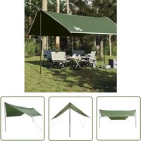 The Living Store Tarp Grün 430x380x210 cm Wasserdicht - Outdoorzelt - Campingzubehör - Wasserdichte Plane - Oxford Gewebe - UV Schutz The Living Store Tarp Grün 430x380x210 cm Wasserdicht - Outdoorzelt - Campingzubehör - Wasserdichte Plane - Oxford Gewebe - UV Schutz von THE LIVING STORE