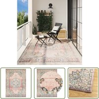 Teppich arbizu Indoor und Outdoor Vintage-Design 200x280 cm - Teppich - Wohnzimmerteppich - Flurteppich - Esszimmerteppich - Balkonteppich - The von THE LIVING STORE