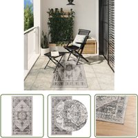 The Living Store Teppich ARBIZU Indoor und Outdoor Vintage-Design 80x150cm - Teppich - Wohnzimmerteppich - Flurteppich - Schlafzimmersteppich - Balkon The Living Store Teppich ARBIZU Indoor und Outdoor Vintage-Design 80x150cm - Teppich - Wohnzimmerteppich - Flurteppich - Schlafzimmersteppich - Balkon von THE LIVING STORE