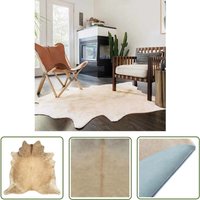 The Living Store - Teppich Echtes Rindsleder Beige 180x220 cm - Rinderleder Teppich - Lederrückwand - Wohnaccessoire - Wohnaccessoires - Couchüberzug The Living Store - Teppich Echtes Rindsleder Beige 180x220 cm - Rinderleder Teppich - Lederrückwand - Wohnaccessoire - Wohnaccessoires - Couchüberzug von THE LIVING STORE