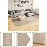 The Living Store Teppich HUARTE Kurzflor Weich und Waschbar Sandfarben 200x280cm - Weichheit - Flauschig - Kurzflor - Rutschfest - Maschinenwäsche von THE LIVING STORE