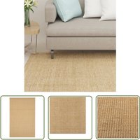 The Living Store - Teppich Natur Sisal 66x100 cm - Sisalteppich - Naturfaser - Wohnraumteppich - Wohnzimmerteppich - Schlafzimmerteppich The Living Store - Teppich Natur Sisal 66x100 cm - Sisalteppich - Naturfaser - Wohnraumteppich - Wohnzimmerteppich - Schlafzimmerteppich von THE LIVING STORE