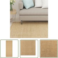 The Living Store - Teppich Natur Sisal 80x200 cm - Sisalteppich - Naturfaser - Wohnraumteppich - Wohnzimmerteppich - Flurmatten The Living Store - Teppich Natur Sisal 80x200 cm - Sisalteppich - Naturfaser - Wohnraumteppich - Wohnzimmerteppich - Flurmatten von THE LIVING STORE