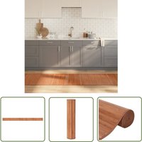 The Living Store - Teppich Rechteckig Braun 70x1000 cm Bambus - Bambus Teppich - Wohnraumteppich - Flurmatte - Rutschfeste Oberfläche - Natürlich von THE LIVING STORE