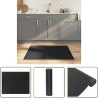 The Living Store Teppich Rechteckig Grau 80x100 cm Bambus - Bambus Teppich - Grauer Teppich - Wohnteppich - Flurmatte - Rutschfeste Matte von THE LIVING STORE