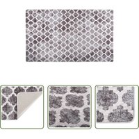 The Living Store - Teppich Waschbar Mehrfarbig 120x170 cm Rutschfest - Samt Teppich - Wohnteppich - Flur Teppich - Schlafzimmer Teppich - Multifarben von THE LIVING STORE