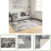 Teppich Waschbar Mehrfarbig 160x230 cm Rutschfest - Samt Teppich - Wohnteppich - Flurmatte - Schlafzimmerteppich - Multifarbenes Design - The Living von THE LIVING STORE