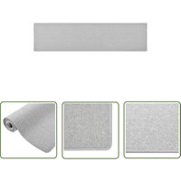 The Living Store - Teppichläufer Hellgrau 50x200 cm - Teppichläufer - Hellgrauer Teppich - Wohnzimmerteppich - Schlafzimmersteppich - Flurreppich von THE LIVING STORE