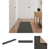 The Living Store - Teppichläufer Sisal-Optik Anthrazit 50x300 cm - Teppiche - Anthrazit von THE LIVING STORE