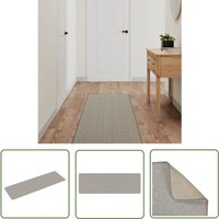 The Living Store Teppichläufer Sisal-Optik Taupe 50x150 cm - Teppichläufer - Sisal Look - Wohnraumteppich - Flurreinrichtung - Badezimmerteppich The Living Store Teppichläufer Sisal-Optik Taupe 50x150 cm - Teppichläufer - Sisal Look - Wohnraumteppich - Flurreinrichtung - Badezimmerteppich von THE LIVING STORE