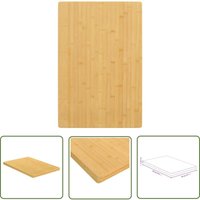 The Living Store Tischplatte 40x60x2,5 cm Bambus - Bambus Platte - Esstischplatte - Wohnzimmer Deko - Kaffeetischplatte - Sideboard Platte The Living Store Tischplatte 40x60x2,5 cm Bambus - Bambus Platte - Esstischplatte - Wohnzimmer Deko - Kaffeetischplatte - Sideboard Platte von THE LIVING STORE