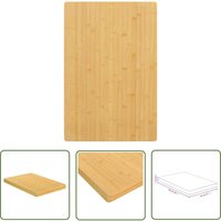 The Living Store Tischplatte 40x60x4 cm Bambus - Bambus Tischplatte - Esstisch Platte - Wohnzimmer Dekoration - Couchtisch Platte - Sideboard Platte The Living Store Tischplatte 40x60x4 cm Bambus - Bambus Tischplatte - Esstisch Platte - Wohnzimmer Dekoration - Couchtisch Platte - Sideboard Platte von JINLEFU