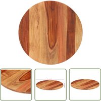 Tischplatte Massivholz Palisander Rund 15-16 mm 50 cm - Tischplatte - Holztischplatte - Palisander Tischplatte - Runde Tischplatte - Esstische Platte von THE LIVING STORE
