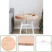 Tischplatte Ø40x4 cm Rund Massivholz Buche - Holztischplatte - Buchenholzt Tischplatte - Runde Tischplatte - Tischplatte Durchmesser 40 Cm - Bartisch Tischplatte Ø40x4 cm Rund Massivholz Buche - Holztischplatte - Buchenholzt Tischplatte - Runde Tischplatte - Tischplatte Durchmesser 40 Cm - Bartisch von THE LIVING STORE
