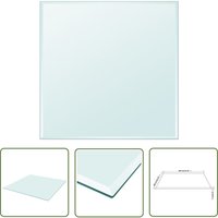 The Living Store - Tischplatte aus gehärtetem Glas quadratisch 800x800 mm - Tischplatte - Glastischplatte - Transparente Tischplatte - Rechteckige The Living Store - Tischplatte aus gehärtetem Glas quadratisch 800x800 mm - Tischplatte - Glastischplatte - Transparente Tischplatte - Rechteckige von THE LIVING STORE