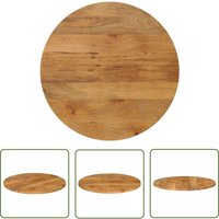 Tischplatte ø 70x2,5 cm Rund Massivholz Mango - Holztischplatte - Mangoholz Tischplatte - Runde Tischplatte - Esszimmertisch Platte - Esstische Tischplatte ø 70x2,5 cm Rund Massivholz Mango - Holztischplatte - Mangoholz Tischplatte - Runde Tischplatte - Esszimmertisch Platte - Esstische von THE LIVING STORE