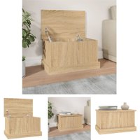 The Living Store - Truhe Sonoma-Eiche 50x30x28 cm Holzwerkstoff - Aufbewahrungstruhen - Braun The Living Store - Truhe Sonoma-Eiche 50x30x28 cm Holzwerkstoff - Aufbewahrungstruhen - Braun von THE LIVING STORE