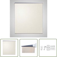 The Living Store - Verdunkelungsrollo 100 x 230 cm weiß - Verdunkelung Rollo - Fensterrollo - Raffstore - Tageslichtblockierer - Raumgestaltung von THE LIVING STORE